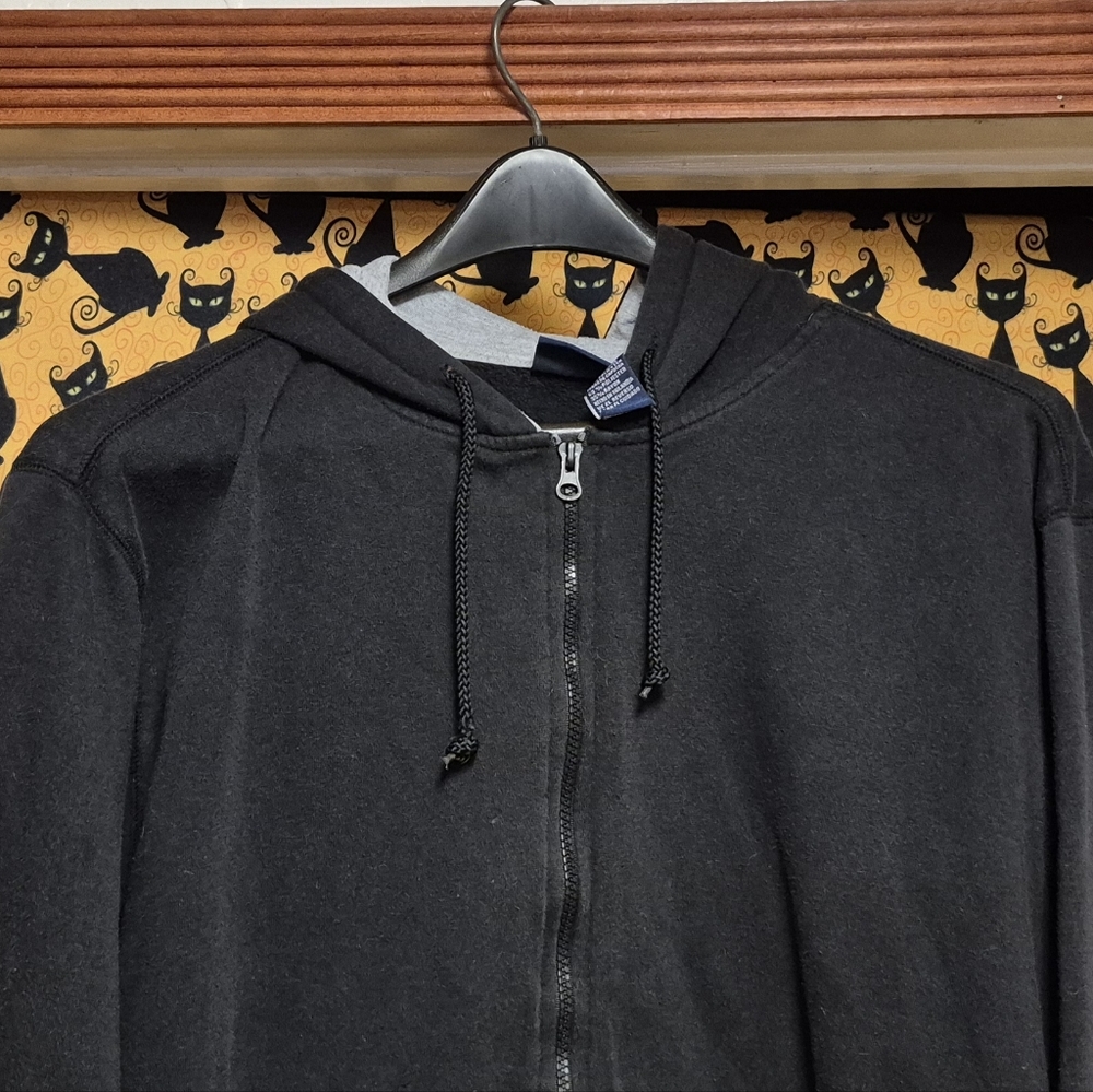 Vintage Men's Black Bugle Boy Hoodie